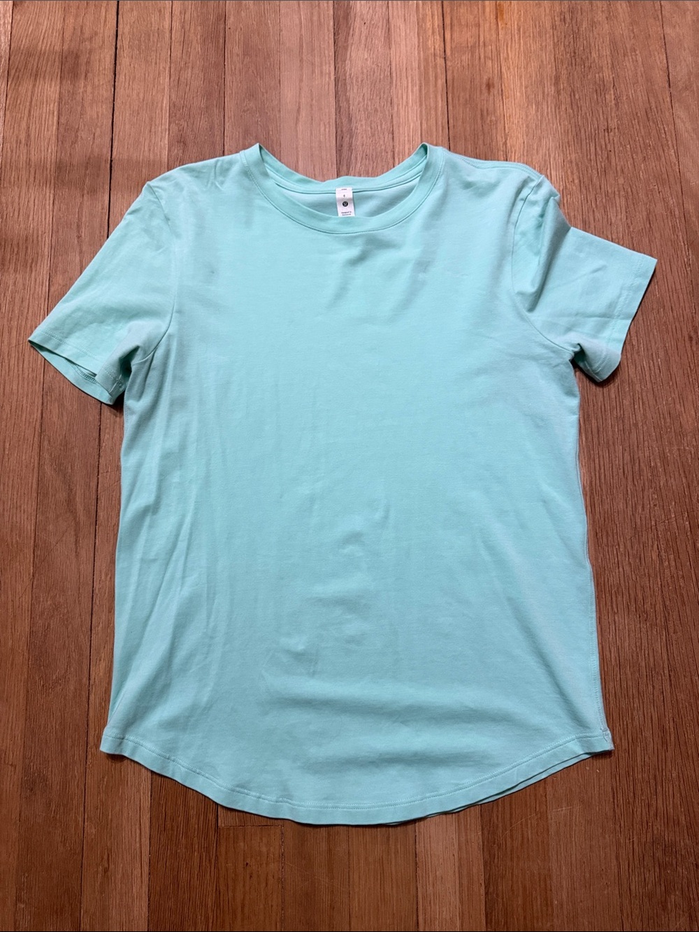 lululemon athletica Women's Short Sleeve Crew Tee in Light Aqua